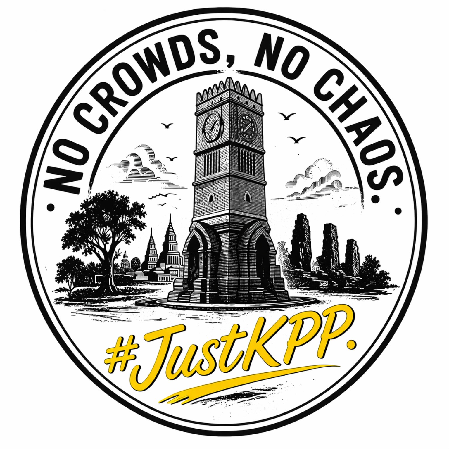 No crowds, no chaos. JustKPP — Kamphaeng Phet clock tower, temples and ancient ruins